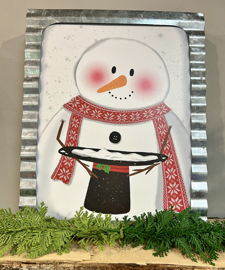 Bald Snowman Art