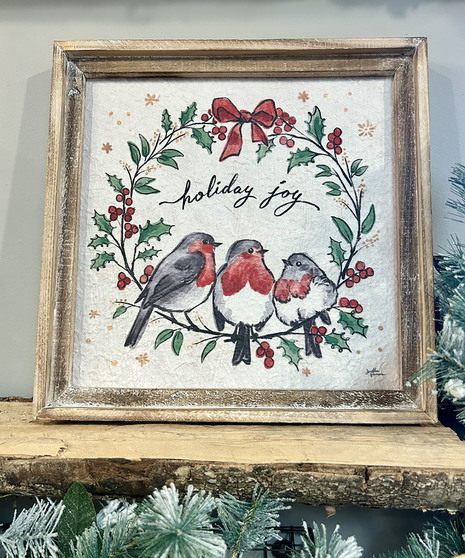 Holiday Joy Wall Sign