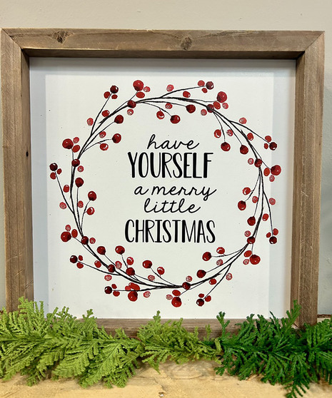 Merry Little Christmas Sign