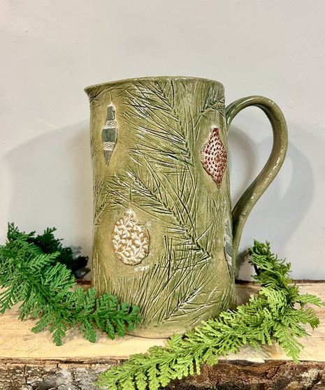 Handmade Holiday Pitcher