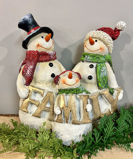 Snow Family Figurine